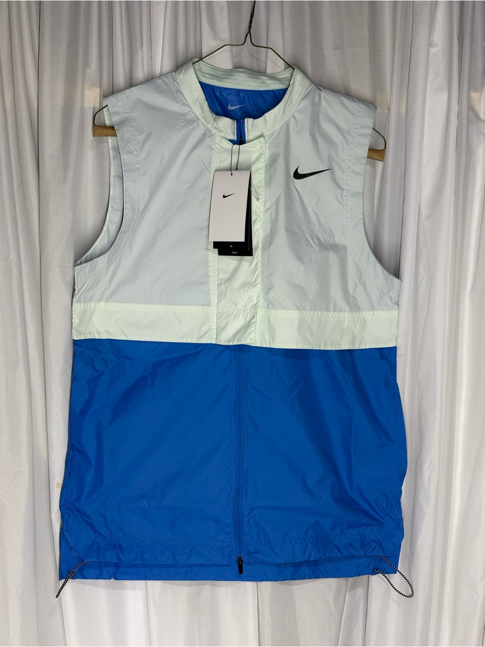 🆕 Nike Tour Repel Women's Golf Vest Small Mint Green Blue
